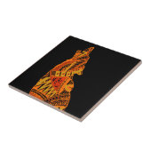 Peyote Coyote Tucson Arizona Tegeltje (Zijkant)