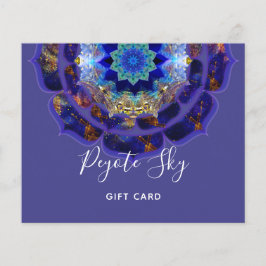 Peyote Sky Mandala Metafysisch Paars Flyer