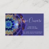 Peyote Sky Mandala Metafysisch Paars Visitekaartje (Voorkant)