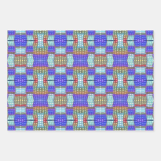 Peyote Stitch Mosaic Beading Tegel naadloos patroo Inpakpapier Vel (Voorkant 2)