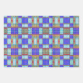 Peyote Stitch Mosaic Beading Tegel naadloos patroo Inpakpapier Vel (Voorkant)