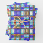 Peyote Stitch Mosaic Beading Tegel naadloos patroo Inpakpapier Vel (In situ)