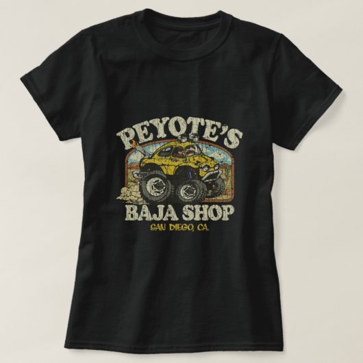 Peyote's Baja Shop 1974 T-shirt (Design voorkant)