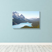 Peyto Lake - Banff National Park, Alberta, Canada Canvas Afdruk (Insitu (Houten vloer))