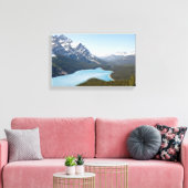 Peyto Lake - Banff National Park, Alberta, Canada Canvas Afdruk (Insitu (Woonkamer))