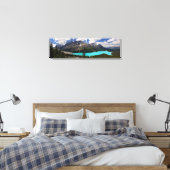 Peyto Lake in de zomer Canvas Afdruk (Insitu (Slaapkamer))