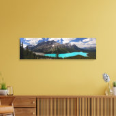 Peyto Lake in de zomer Canvas Afdruk (Insitu (Woonkamer))