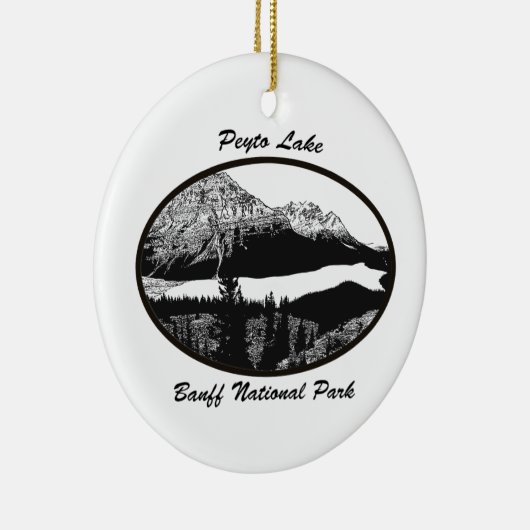 Peyto Lake Keramisch Ornament (Rechts)