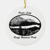 Peyto Lake Keramisch Ornament (Voorkant)