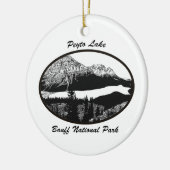Peyto Lake Keramisch Ornament (Links)