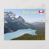 Peyto Lake - Nationaal park Banff, Alberta, Canada Briefkaart (Voorkant)