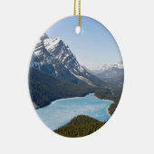 Peyto Lake - Nationaal park Banff, Alberta, Canada Keramisch Ornament (Rechts)