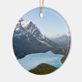 Peyto Lake - Nationaal park Banff, Alberta, Canada Keramisch Ornament (Links)