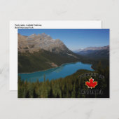 Peyto Lake Product uit Canada Briefkaart (Voorkant / Achterkant)