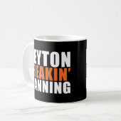 Peyton Freakin' Manning T-Shirt Koffiemok (Voorkant links)
