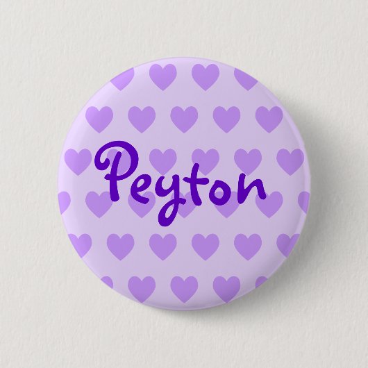 Peyton in Paars Ronde Button 5,7 Cm (Voorkant)