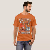 Peyton Manning Denver Collage grappig T-shirt (Voorkant volledig)