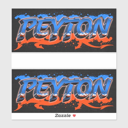 Peyton Vorname Name Graffiti Aufkleber Sticker (Vel)