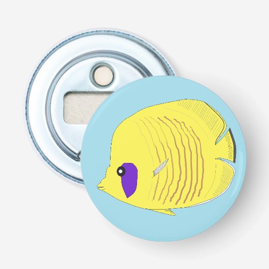 pez mariposa button flesopener (Voorkant)