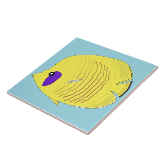 pez mariposa tegeltje (Zijkant)