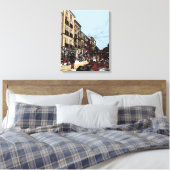 Pezenas France Antiek markt Canvas Afdruk (Insitu (Slaapkamer))