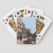 Pezenas France Antiek markt Pokerkaarten (Achterkant)