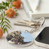 Pezenas France Antiek markt Sleutelhanger (Voorkant Rechts)