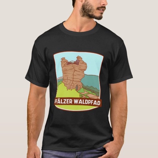 Pf�lzer Waldpfad, Paltserwoud Trail - Duits T-shirt (Voorkant)