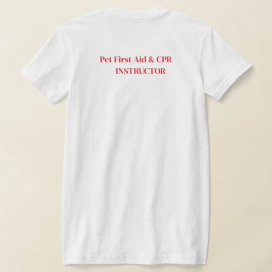 PFA instructeur T-shirt (Laag Achter)