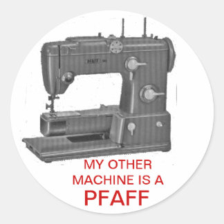 PFAFF RONDE STICKER