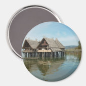 Pfahlbauten - Stilt House Museum Unteruhldingen Magneet (Voorkant / Achterkant)