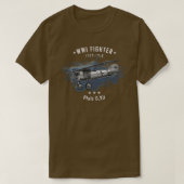 Pfalz WWI Fighter vliegtuig 1 T-shirt (Design voorkant)