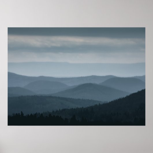 Pfälzerwald Duitsland Landschapsfoto Poster (Voorkant)