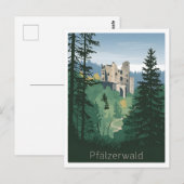 Pfälzerwald Paltserwoud Duitsland vintage Briefkaart (Voorkant / Achterkant)