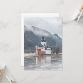 Pfalzgrafenstein Castle - Duitsland Kaart (Voorkant / Achterkant in situ)