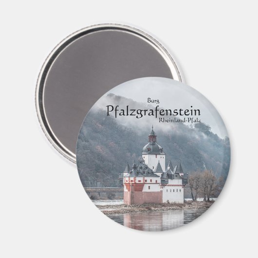 Pfalzgrafenstein Castle - Duitsland Magneet (Voorkant / Achterkant)