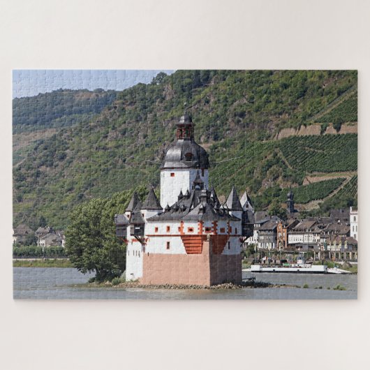 Pfalzgrafenstein Castle, Rhine River, Duitsland 2 Legpuzzel (Horizontaal)