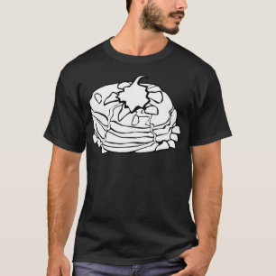pfannkuch pancakes krepes ontbijt donuts ruimte t t-shirt