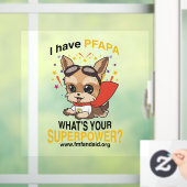 PFAPA Superpower Window/Wall sticker (Huis)