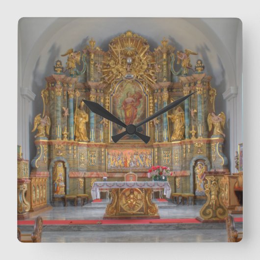 Pfarrkirche St. Margaretha Vierkante Klok (Voorkant)