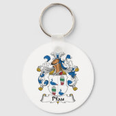 Pfau Family Crest Sleutelhanger (Voorkant)