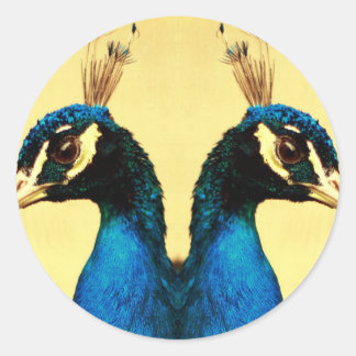 Pfau Ronde Sticker