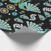 Pfazant Peacock Art Cadeaupapier (Hoek)