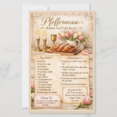 Pfeffernusse Sjabbat Brood Cake, Rustieke Roze Ret (Voorkant)