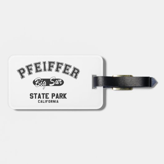 Pfeiffer Big Sur State Park, California Bagagelabel (Achterkant horizontaal)