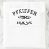 Pfeiffer Big Sur State Park, California Rechthoekige Sticker (Tas)