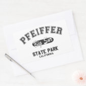 Pfeiffer Big Sur State Park, California Rechthoekige Sticker (Envelop)
