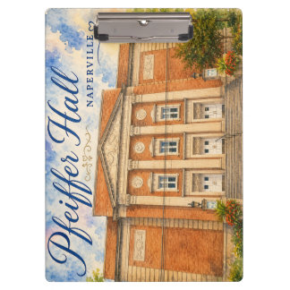 Pfeiffer Hall Theater Naperville Illinois souvenir Klembord
