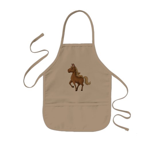 Pferd en Katze Kinder Schort (Voorkant)