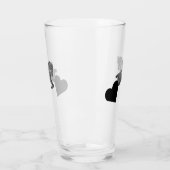 Pferd – Horse neon-pink Glas (Links)